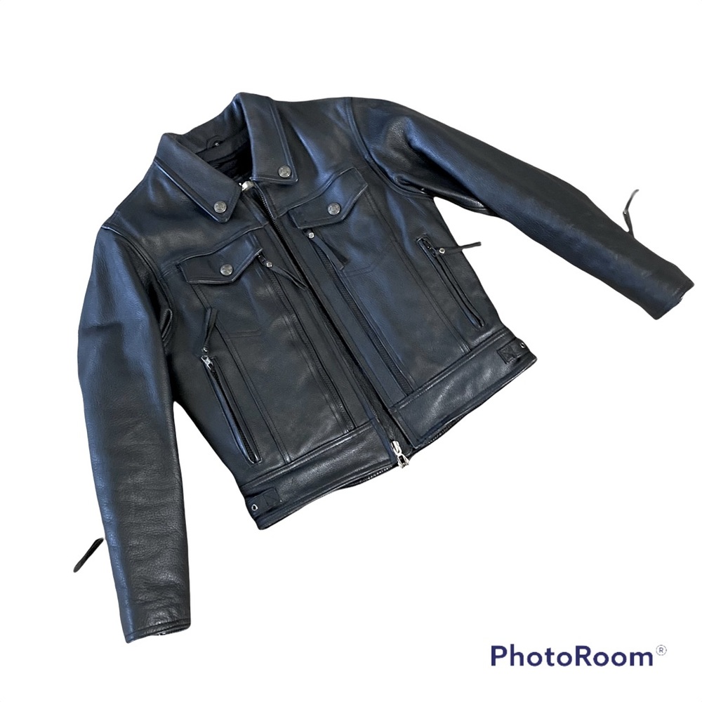 Genuine leather Harley Davidson multiple season motorcycle jacket. Size S